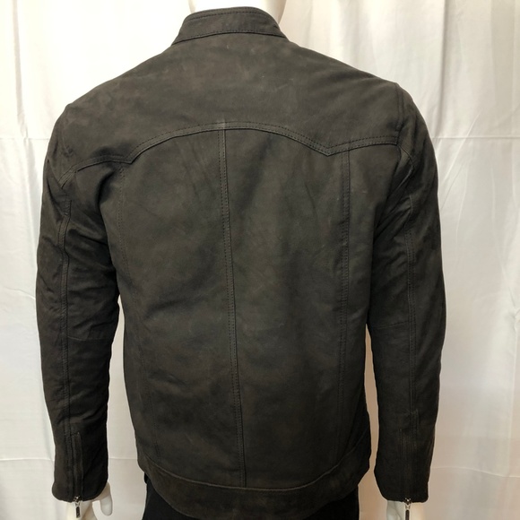 Genuine Leather Jacket Nubuck Suede art#1214 - Picture 5 of 7
